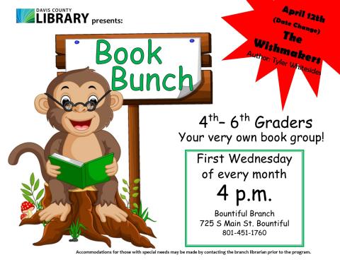 Bountiful Book Bunch - April 12 @ 4:00 pm