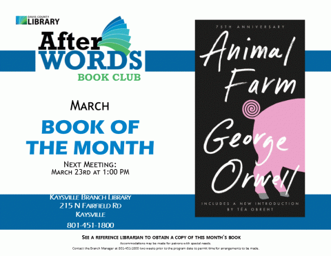 March Book of the Month: Animal Farm