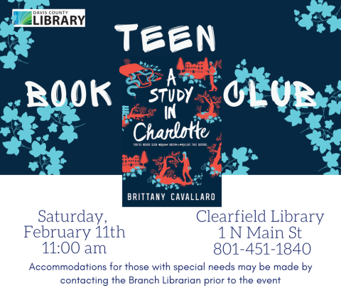 Teen Book Club at Clearfield Branch