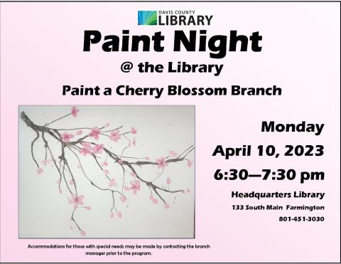 Paint Night @ the Library