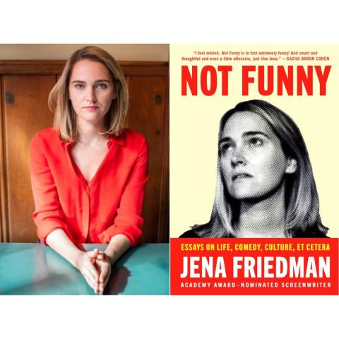 Jena Friedman, Not Funny, Wednesday May 10th @ 6:00 PM. Register at https://libraryc.org/daviscountylibrary/26142  