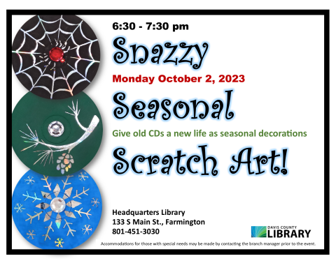 Snazzy Seasonal Scratch Art!