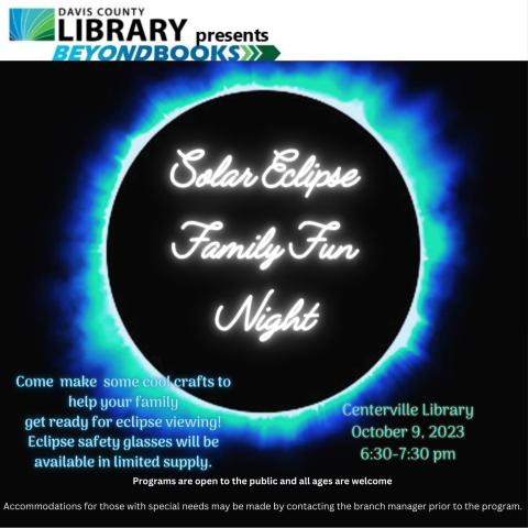 Solar Eclipse Family Fun Night