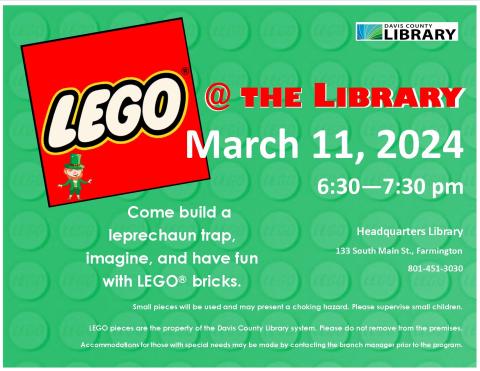 LEGO at the Library!