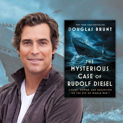 Virtual Author Talk with Douglas Brunt - Wednesday, May 1 at 1:00 pm.  Register at https://libraryc.org/daviscountylibrary/46404