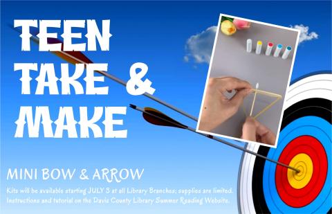 YA Summer Reading Take & Make: Mini Bow & Arrow