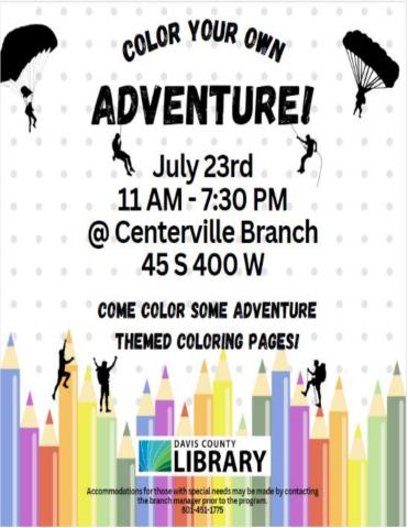 adventure coloring CTV 07/23/24