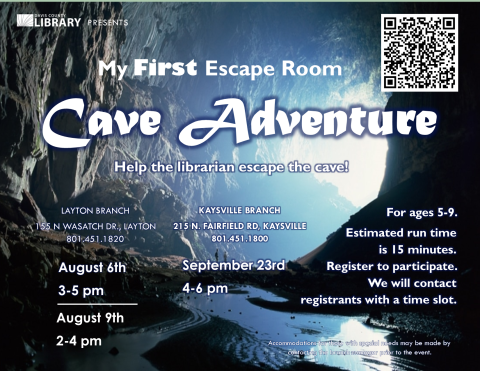 My First Escape Room Ages 5-9 - Cave Adventure