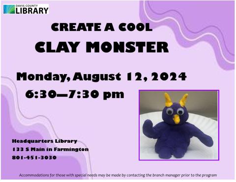 Craft a clay monster