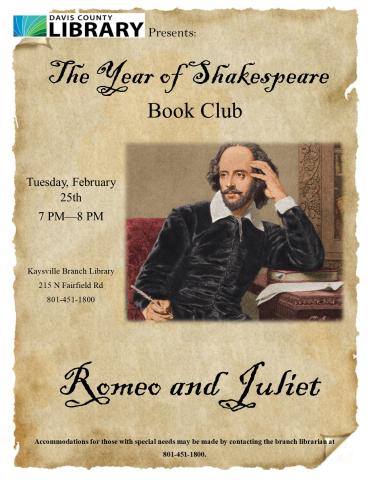 The Year of Shakespeare Book Club: Romeo and Juliet