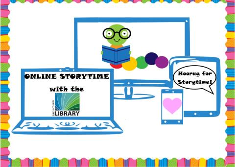 Watch virtual storytime every Wednesday from 10:30 am to 10 pm on the Library's YouTube Channel https://www.youtube.com/@daviscountylibrary1274