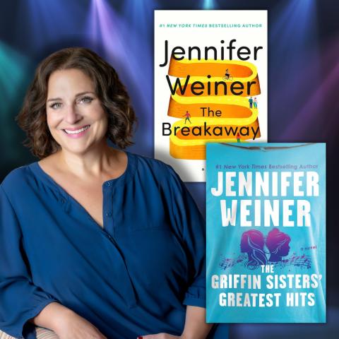 Virtual Author Talk with Jennifer Weiner - Wednesday, March 26 @ 5:00 pm.  Register at https://libraryc.org/daviscountylibrary/69047