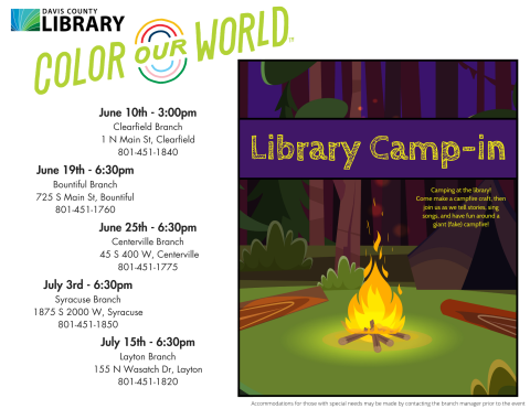Library Camp-in