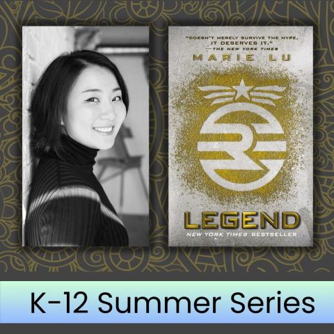 Virtual Author Talk with Marie Lu - Thursday, July 17@ 2:00 pm. Register at https://libraryc.org/daviscountylibrary/78348