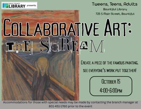 Collaborative Art: The Scream Flyer