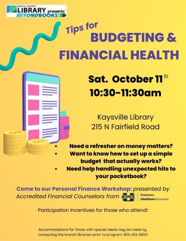 2025 Kaysville financial planning flier