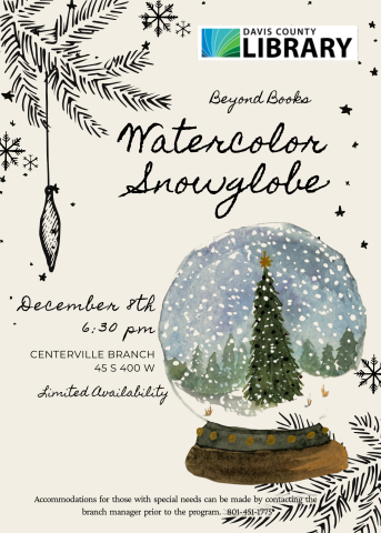 BB Dec Watercolor Snowglobe 12/08