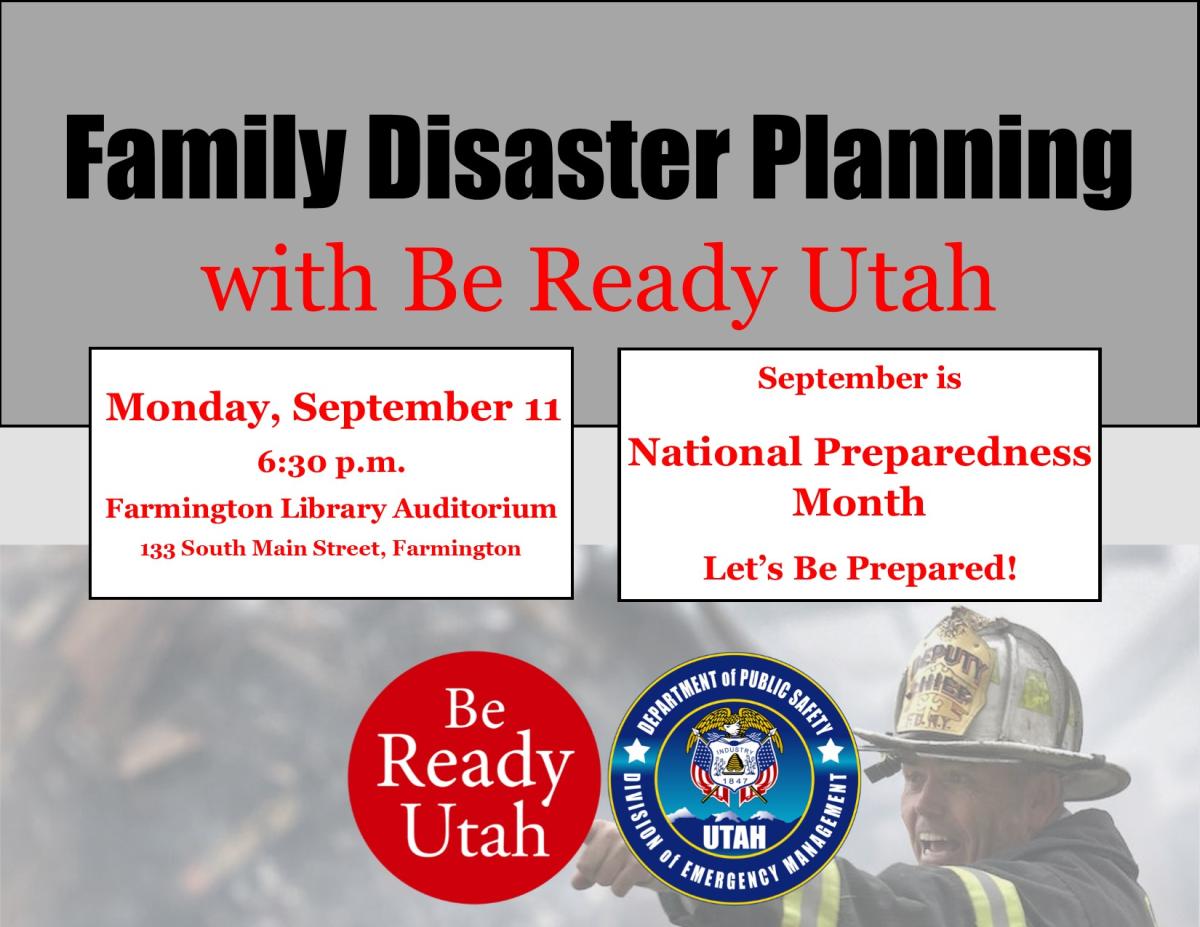 Family Disaster Planning with Be Ready Utah