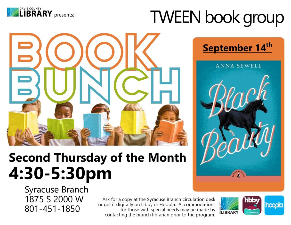 Book Bunch 4:30-5:30pm