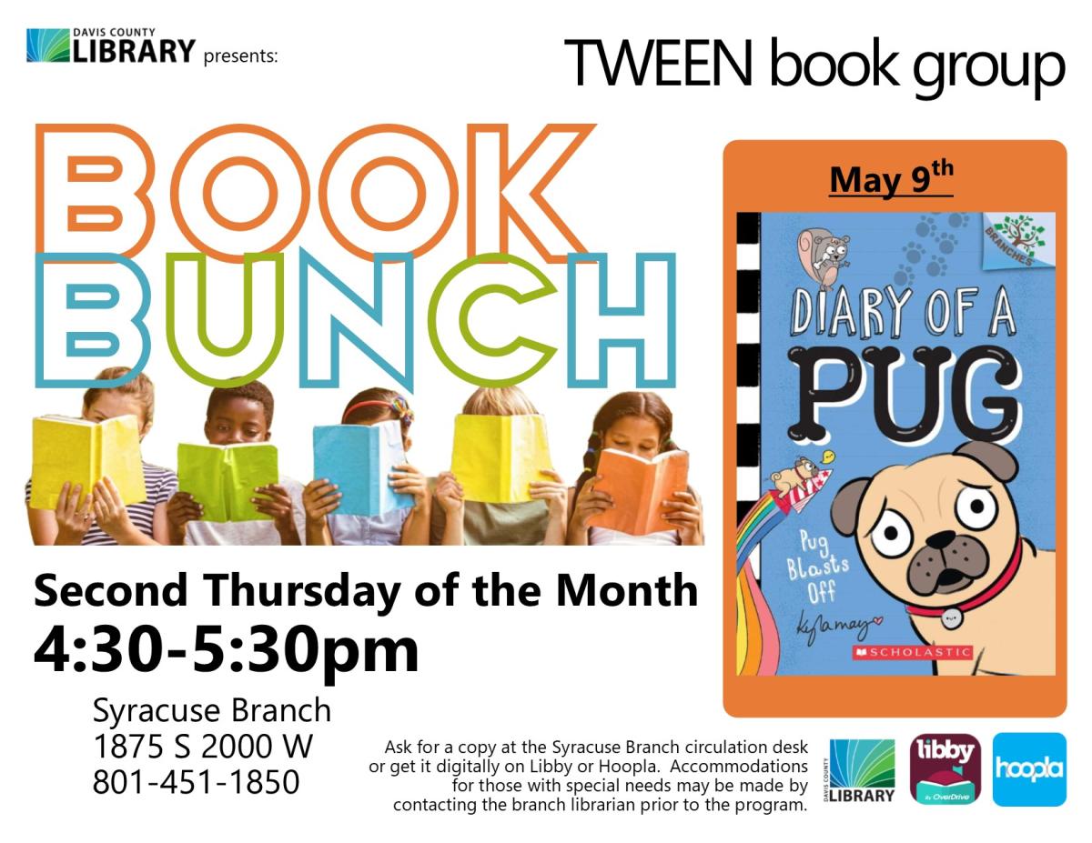 Book Bunch: 4.30-5.30 2nd Thursdays