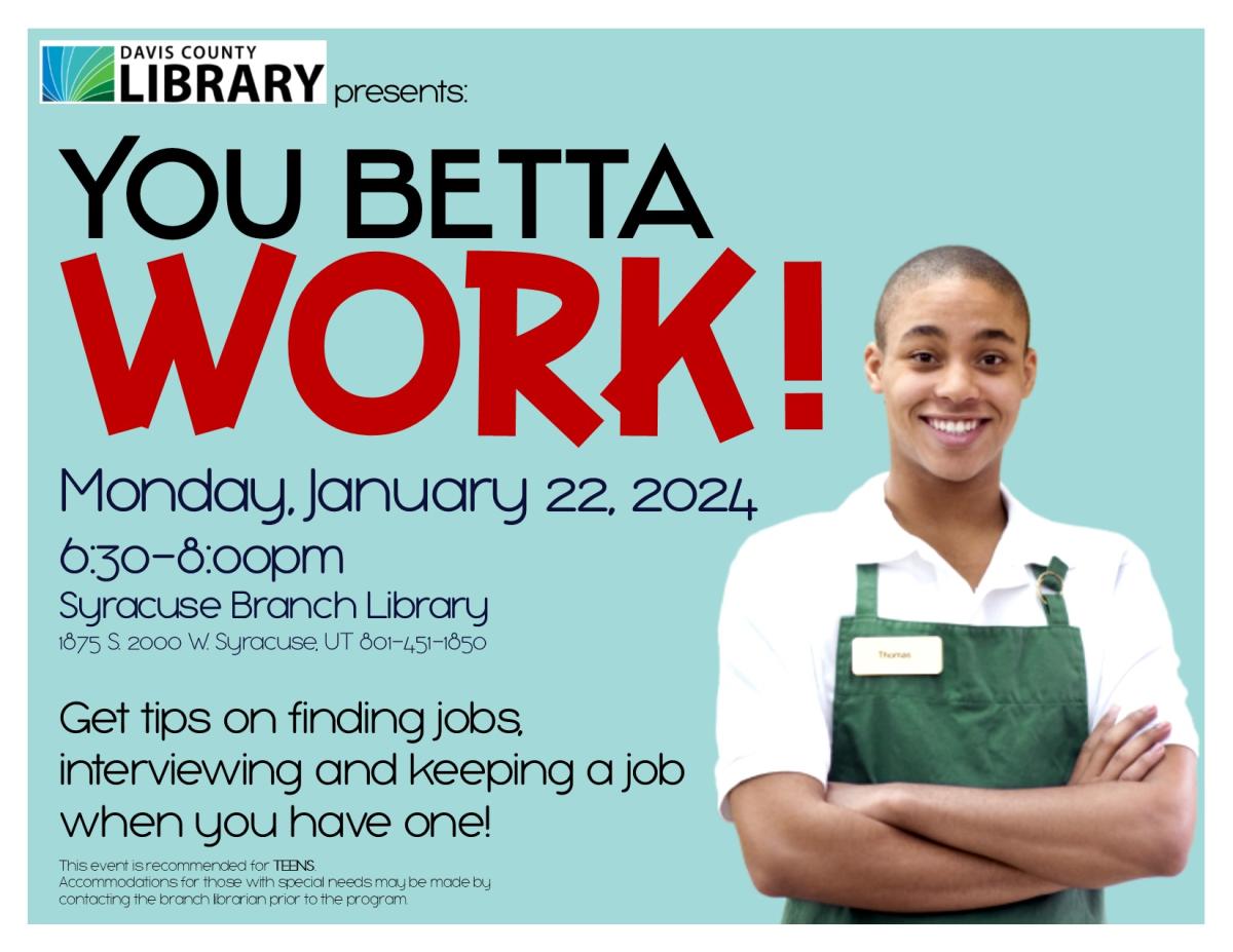 Get tips on finding jobs, interviewing and keeping a job when you have one!