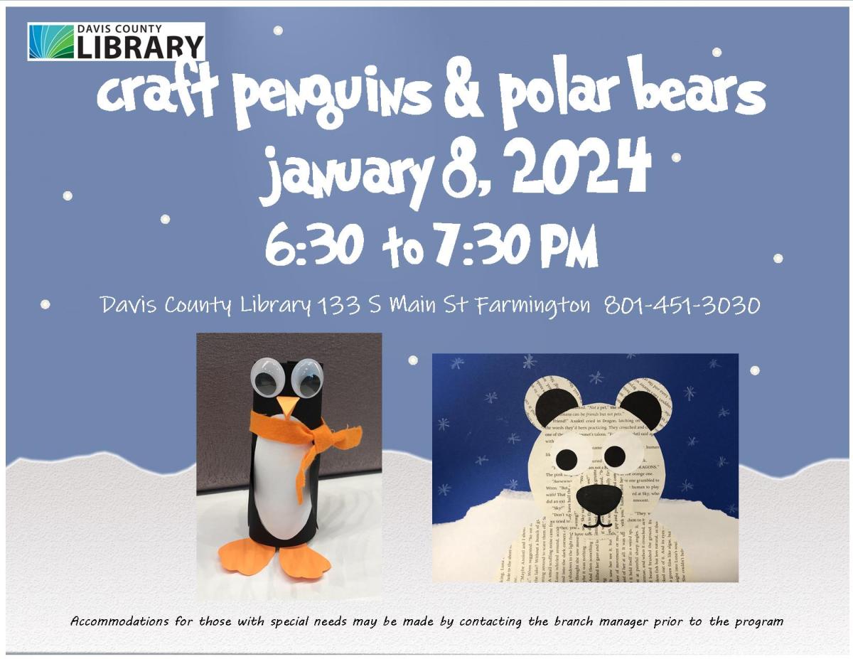 Craft penguins and polar bears