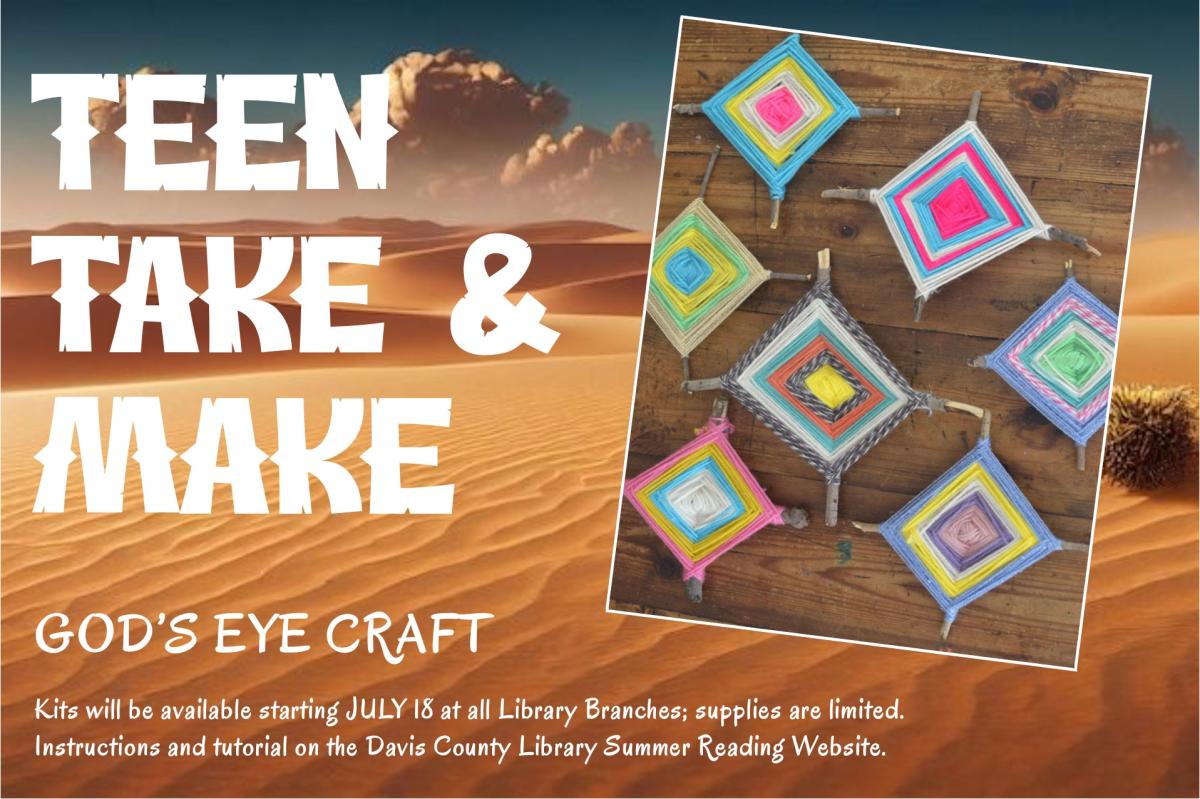 Teen Summer Reading Take & Make: God's Eye Craft