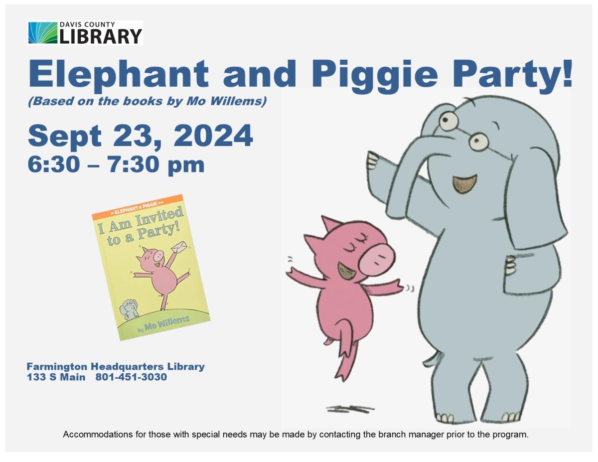 Elephant and Piggie Party!