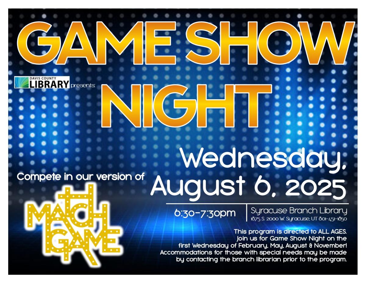 Beyond Books: Game Show Night -- Match Game. Are you thinking the same thing I'm thinking?