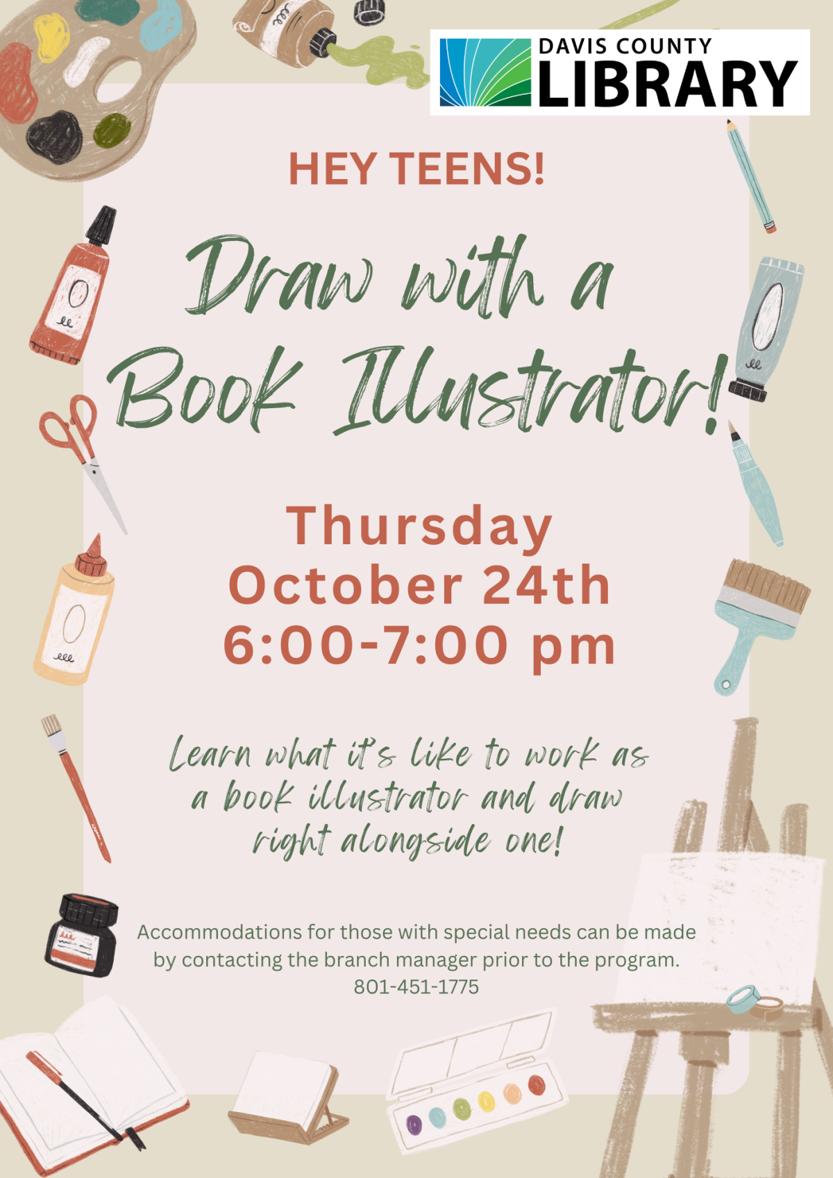 teen draw with an illustrator CTV 10/24