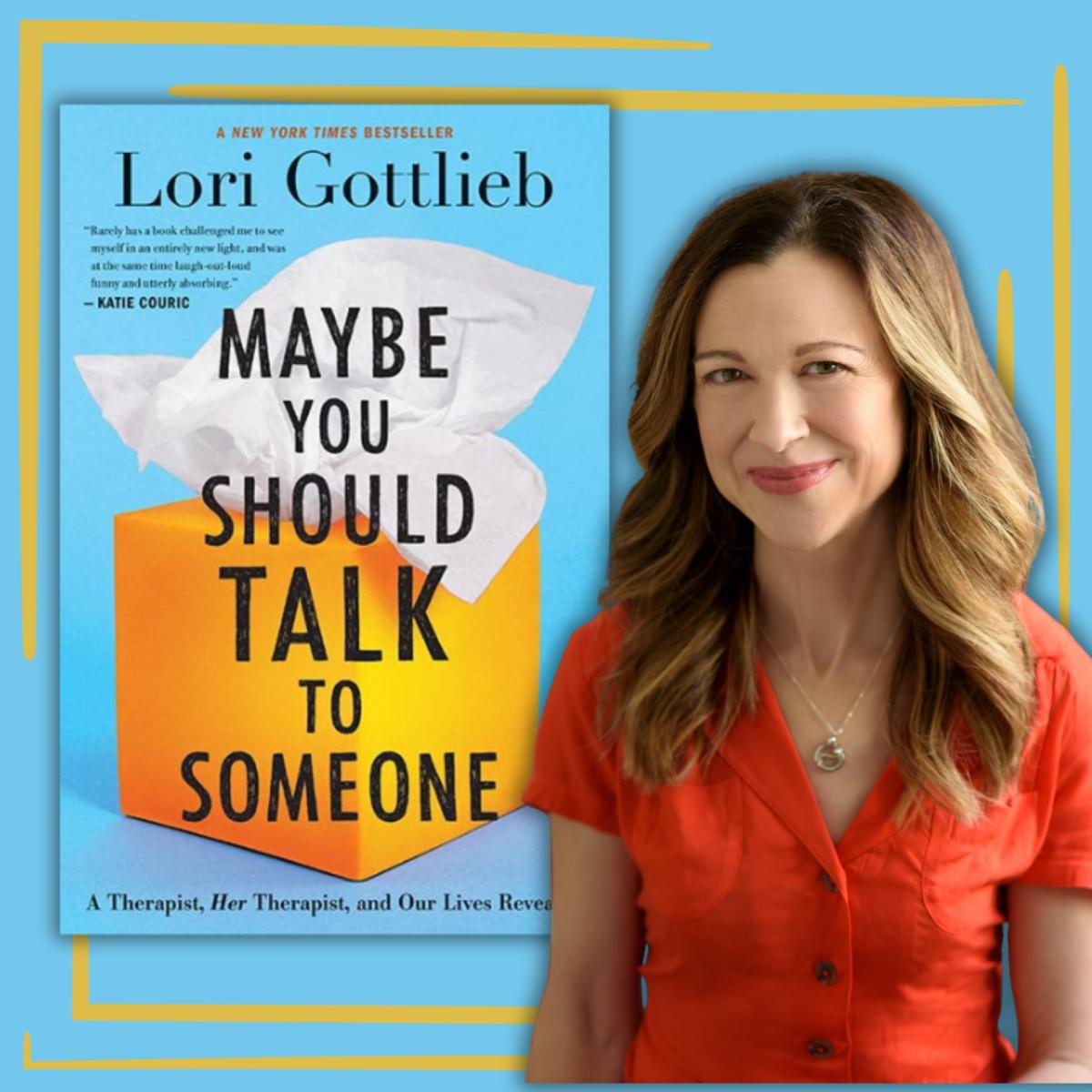 Virtual Author Talk with Lori Gottlieb - Tuesday, Oct. 22 at 12 pm - Register at https://libraryc.org/daviscountylibrary/58226