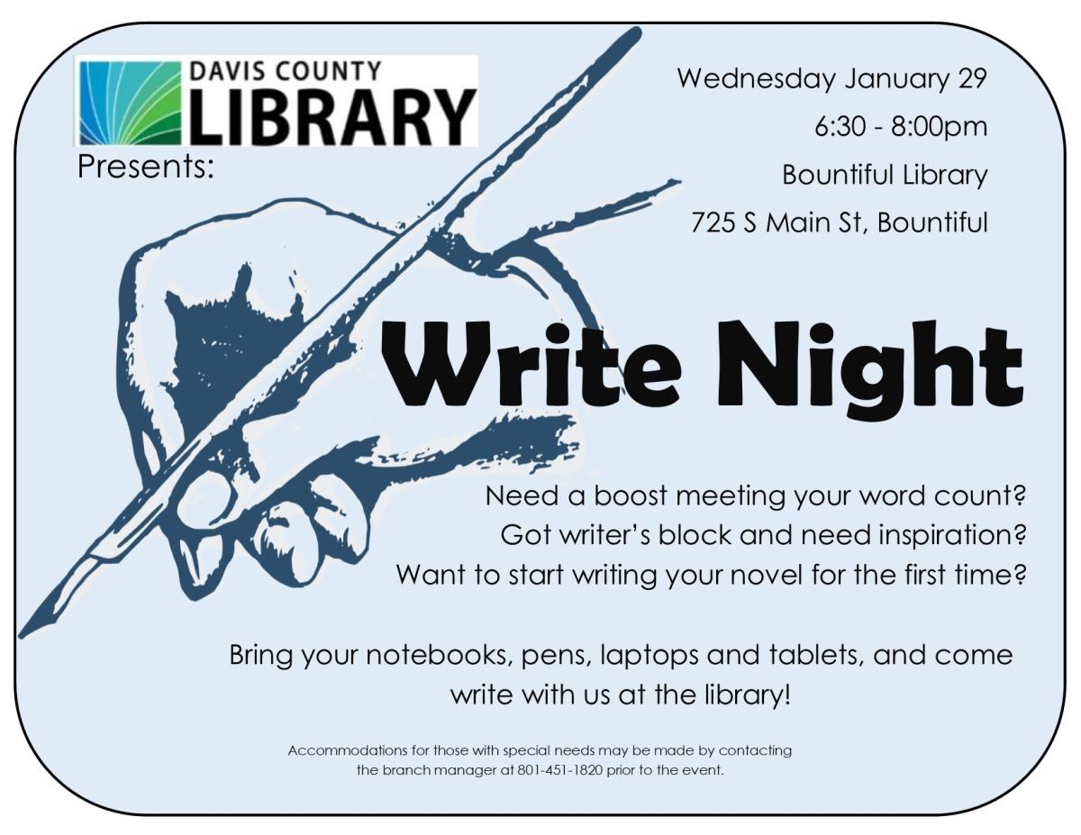Write Night Flyer