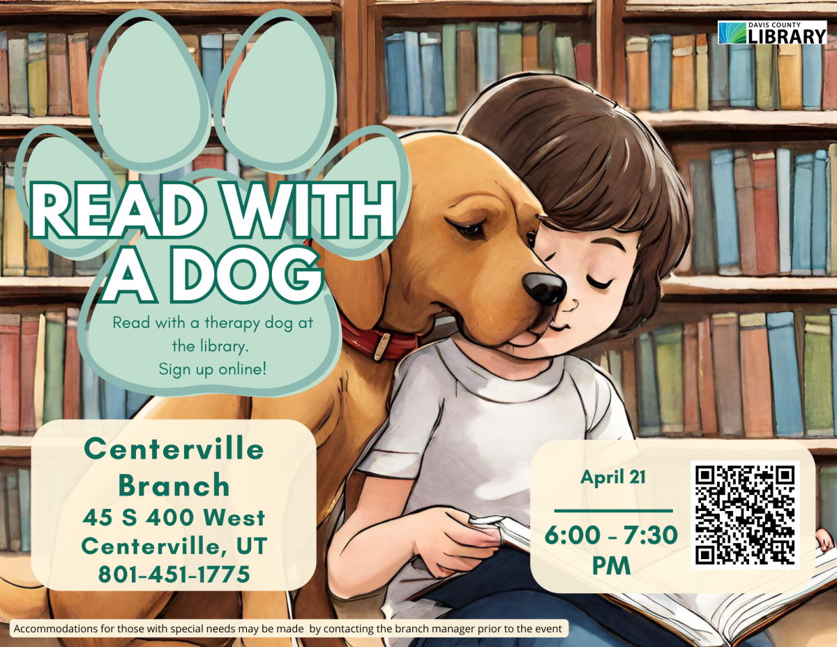 Kids reading to animals.