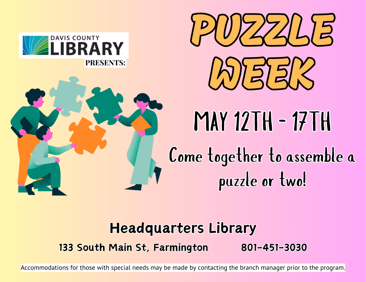 Puzzle Week May 12th-17th