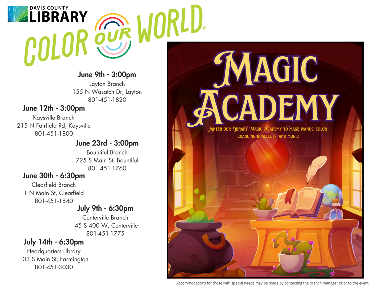 Magic Academy flyer.