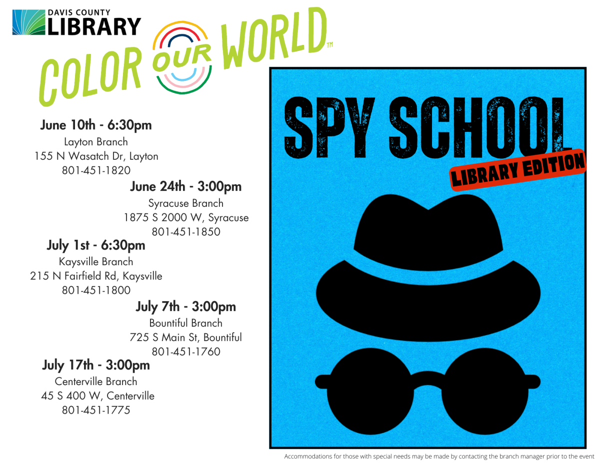 Spy School flyer.