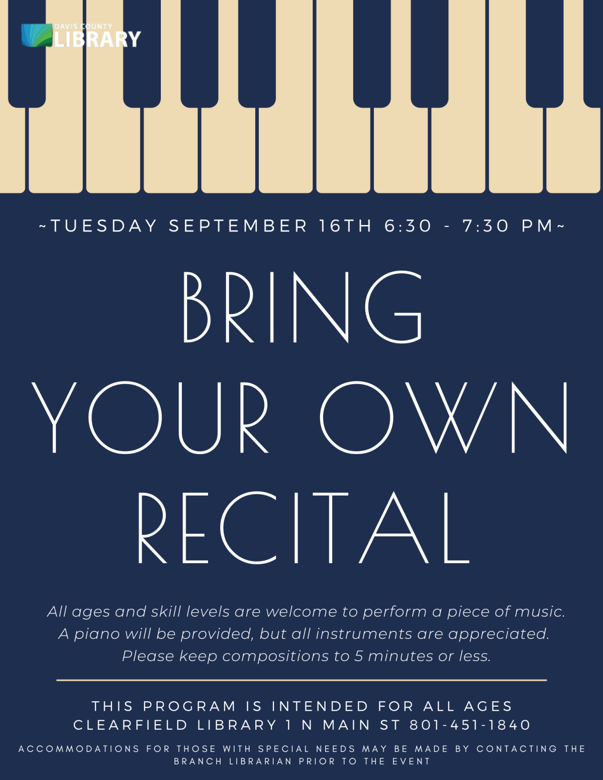 Bring Your Own Recital