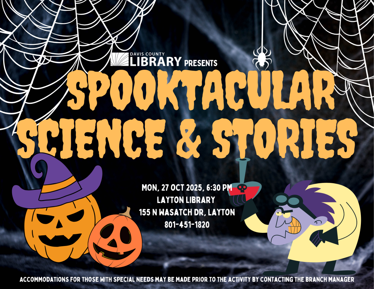 Spooktacular Science & Stories - October 27 6:30-7:30 pm