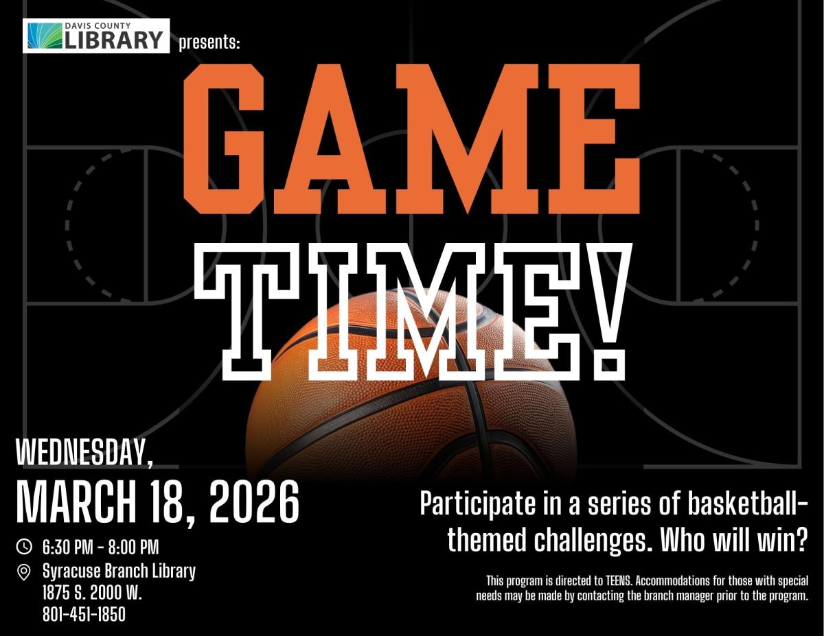 Beyond Books Teen: Game Time! Participate in a series of basketball-themed challenges! 