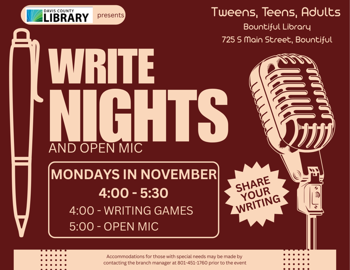 Write Nights and Open Mic Flyer